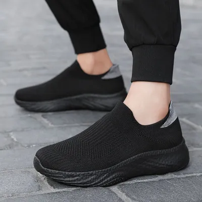 STOCK OUT BREATHABLE MESH LAZY SLIP-ON RUNNING SHOES 0015B